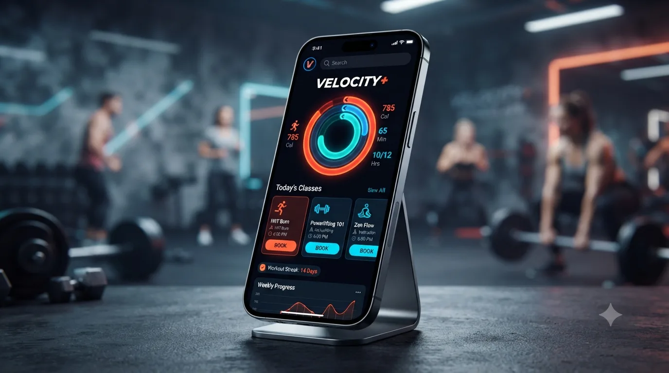 Fitness Membership Platform website screenshot